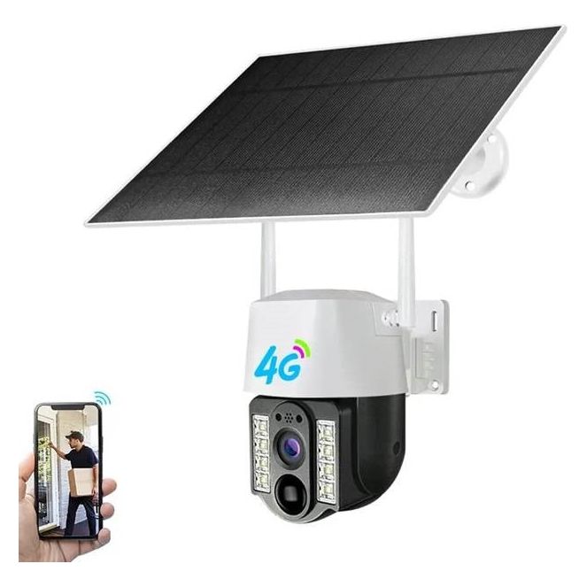 מצלמת אבטחה IP סולארית 4G ממונעת 360 דגם SUN-MAX