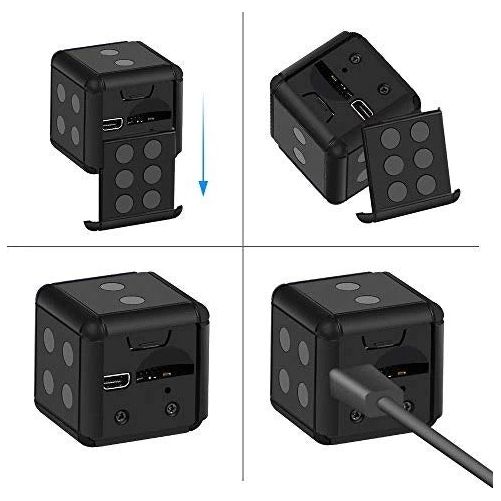 מצלמת וידיאו נסתרת זעירה בקוביית משחק SPY99