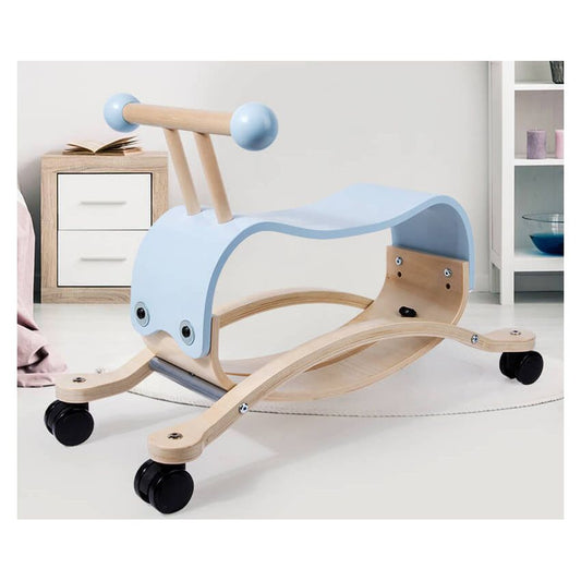 בימבה נדנדה מעץ 2 ב-1 להיט צבע כחול