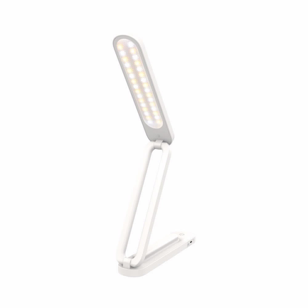 מנורת שולחן נטענת COMPACT 5W USB לבן