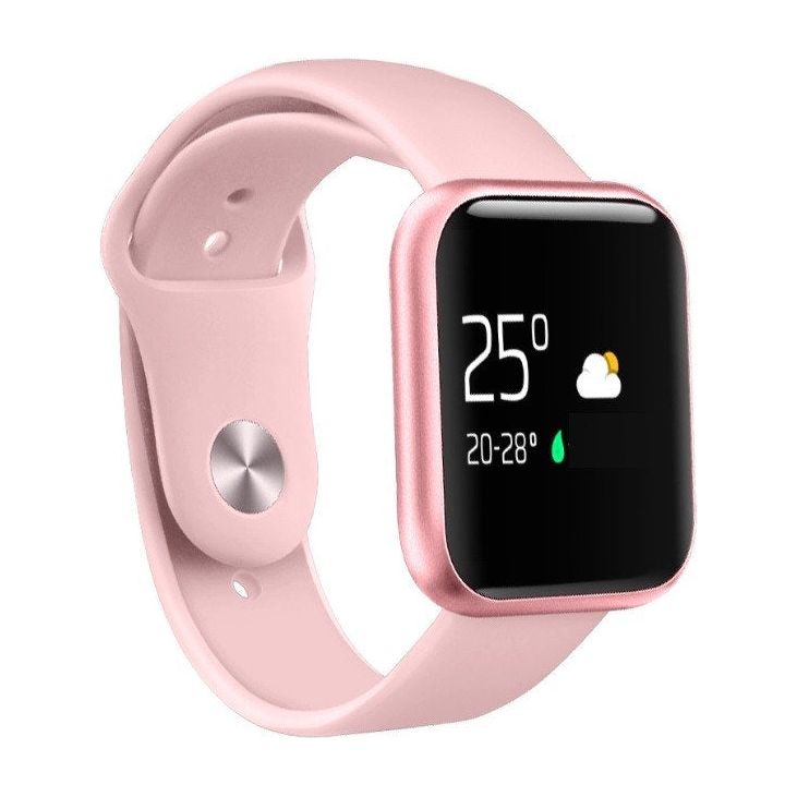 שעון חכם יוקרתי עם מד דופק דגם XLR21 צבע ורוד