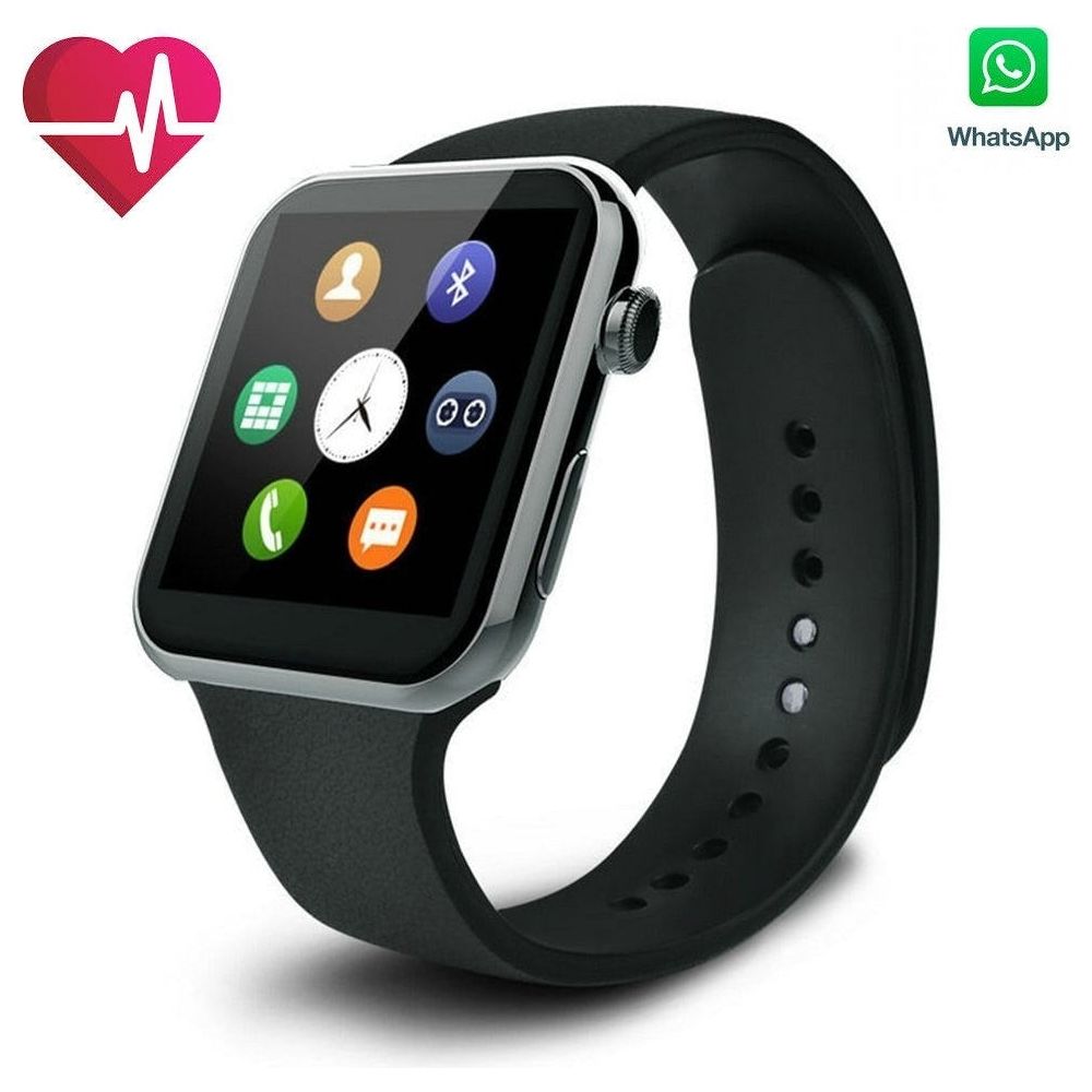 שעון חכם יוקרתי עם מד דופק דגם XLR21 צבע שחור