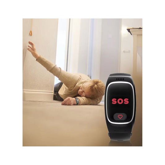 שעון מצוקה עם מד דופק SOS למבוגרים כולל אפשרות איתור