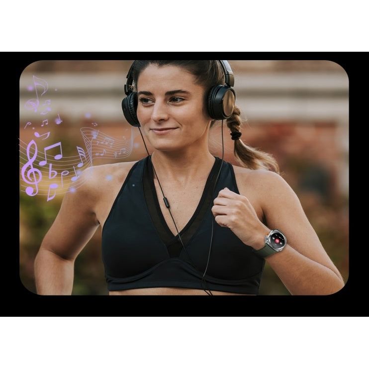 שעון חכם PRO SPORT בעיצוב יוקרתי עם מד דופק מובנה-גוף מתכת ותאימות מושלמת ל IPHONE/ANDROID