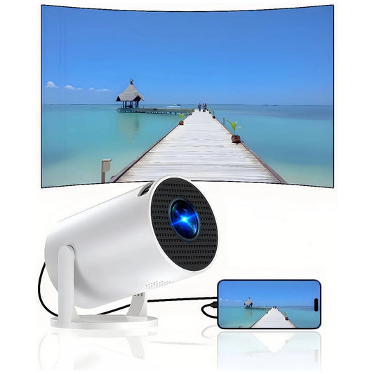 מקרן מולטימדיה אלחוטי עד 100 אינץ בטכנולוגיית LED כולל שלט רחוק לשליטה מלאה