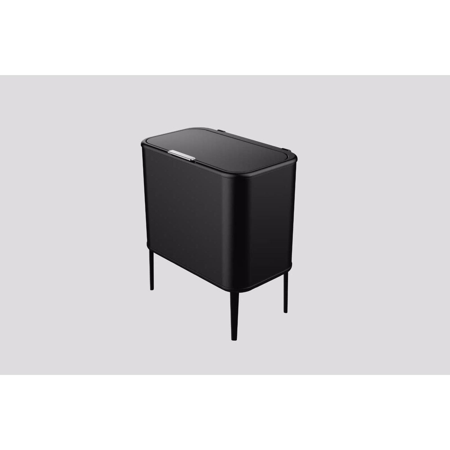 פח טאץ 60 ליטר שחור על רגליים