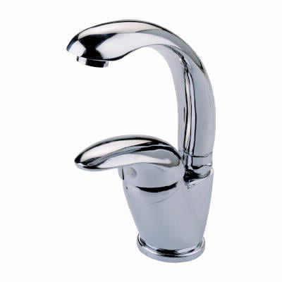 ברז מיקס יועמיקס פרח קצר מהצד כרום