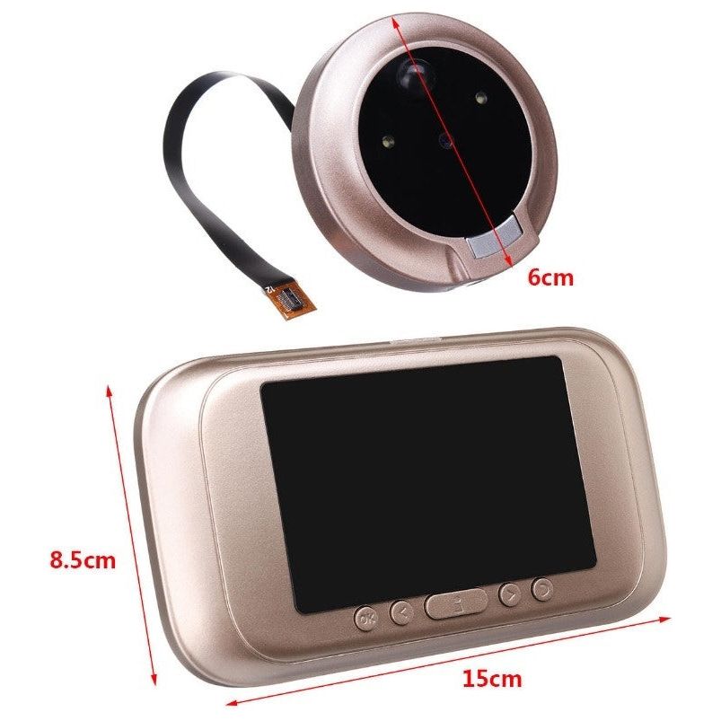 עינית לדלת דיגיטלית ומקליטה HD דגם DRT22