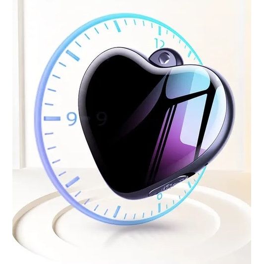 מקליט קול 4GB נסתר מקצועי בצורת לב כולל הפעלה קולית