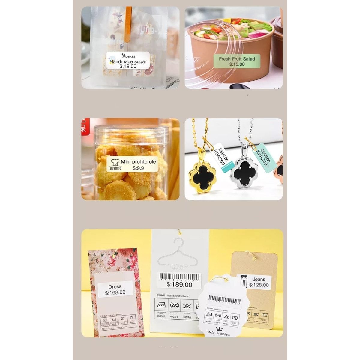 מדפסת מדבקות ניידת אלחוטית עם אפליקציה Visiontek GT111