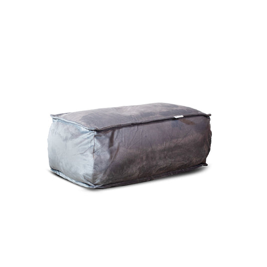 הדום מבד קטיפה זואי צבע אפור כהה