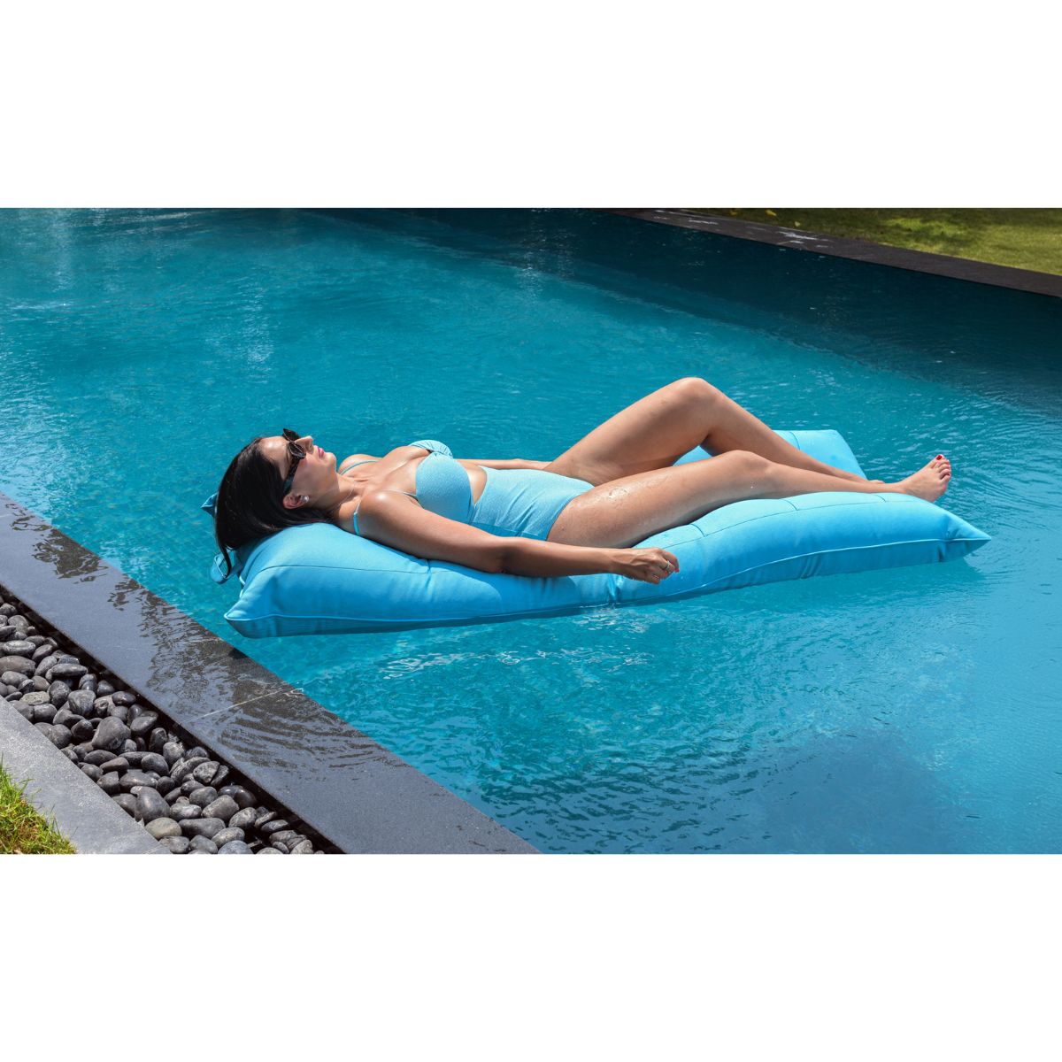 מזרן פוף צף לבריכה לגונה 160/80 צבע אדום