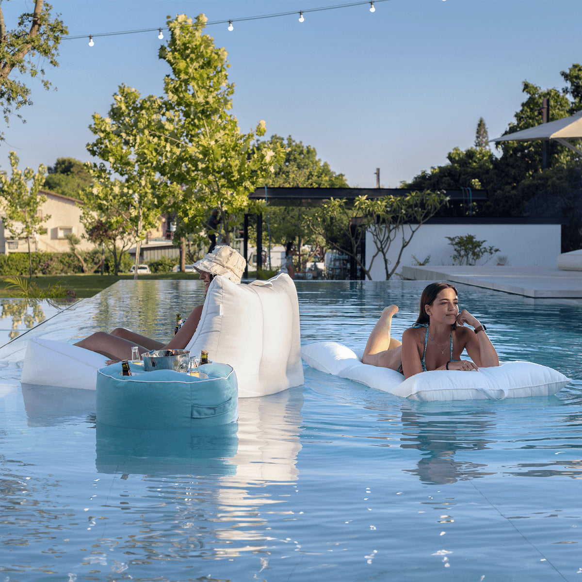 מזרן פוף צף לבריכה לגונה 160/80 צבע כתום