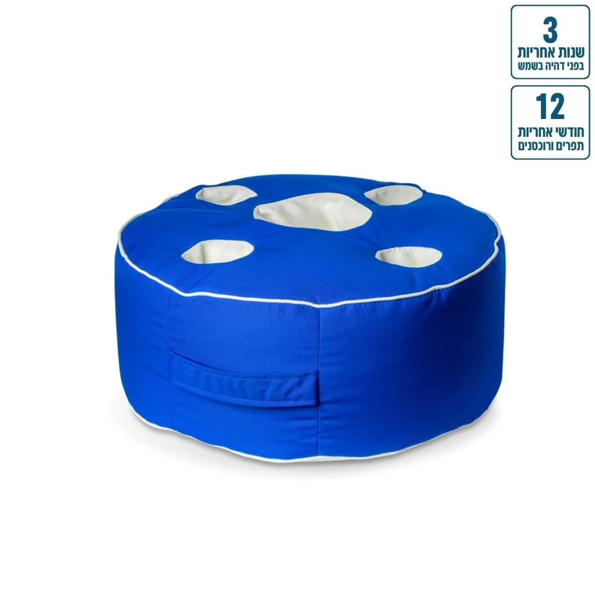 מגש צף לבריכה צבע אפור כהה