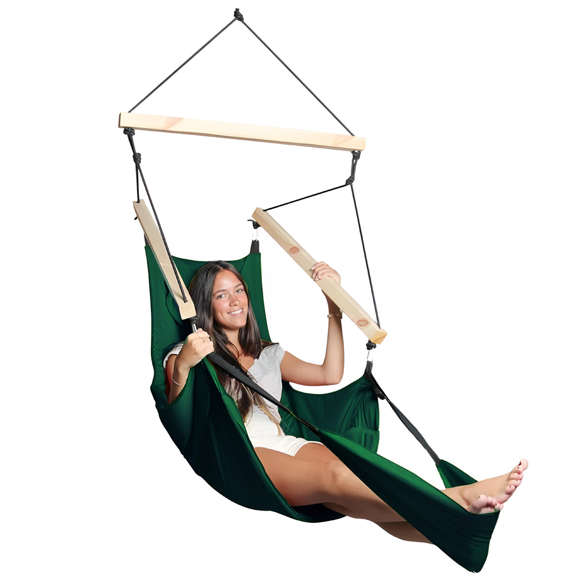 ערסל ישיבה תלוי צבע ירוק בקבוק