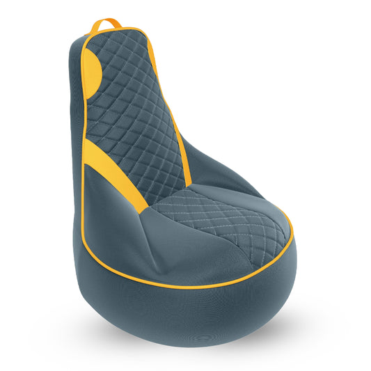 פוף גיימינג מקצועי Alligator Color אפור צהוב