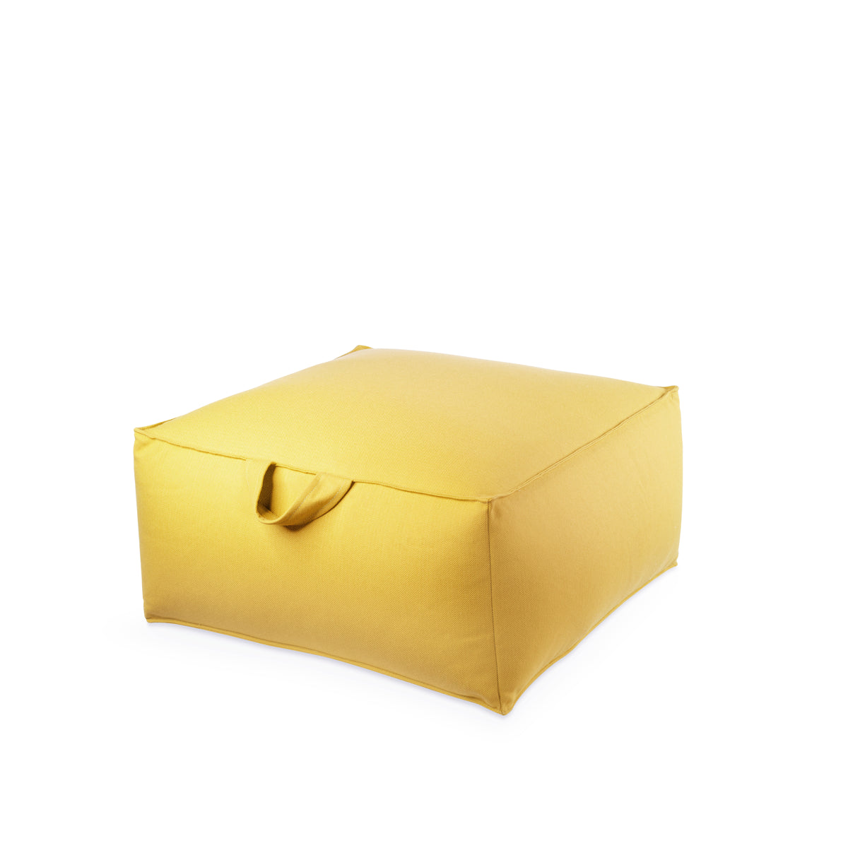 פוף הדום מרובע 68*68 מבד חוץ עם מגש לבחירה צבע לבן בחירת מגש שיש אוניקס