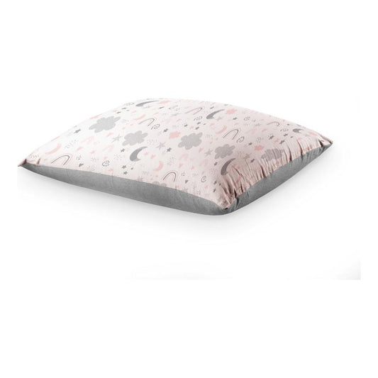 פוף מרובע גדול הדפסים שונים הדפס הדפס עננים