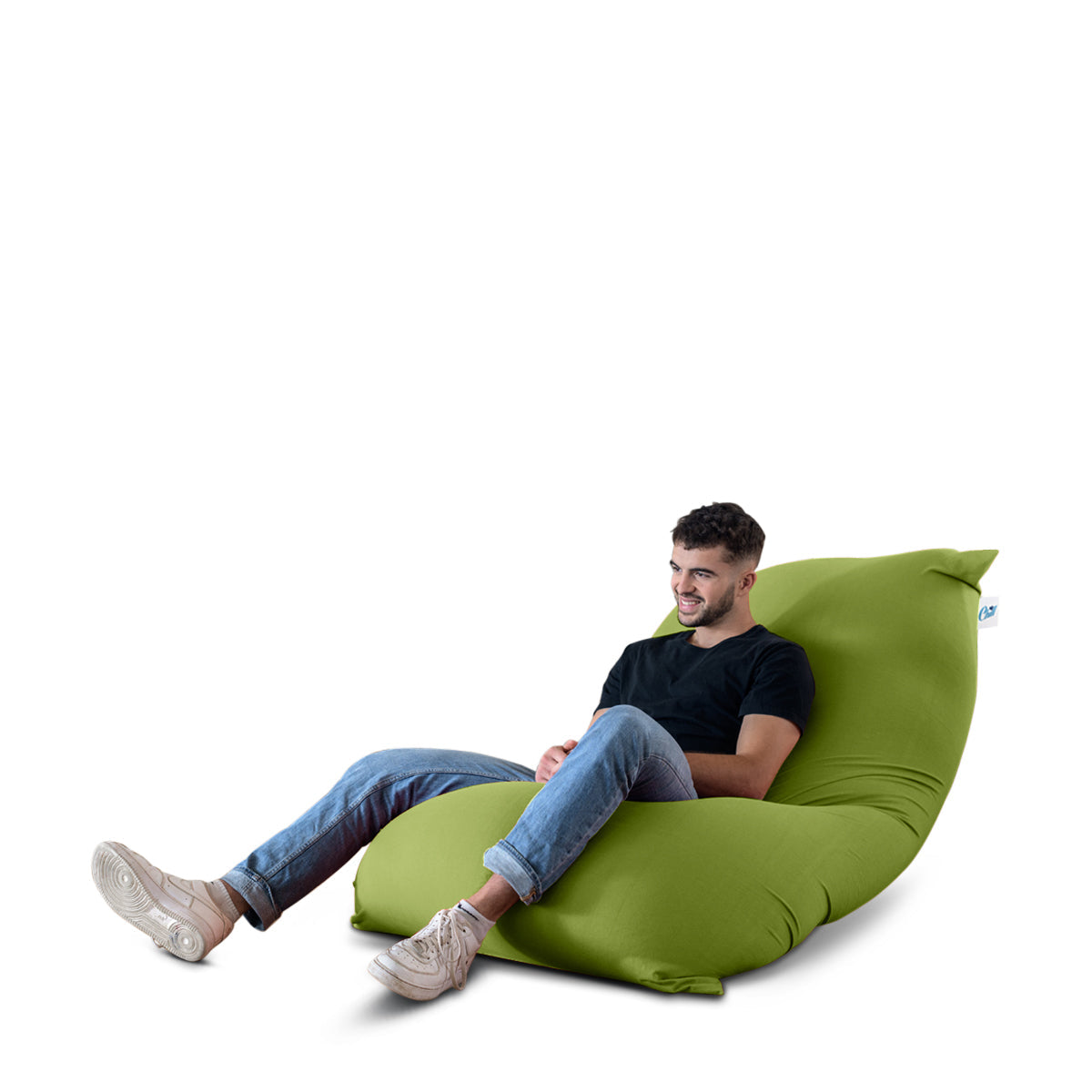 צ'יל פוף ענק (80X180 ס”מ) גוון ירוק תפוח