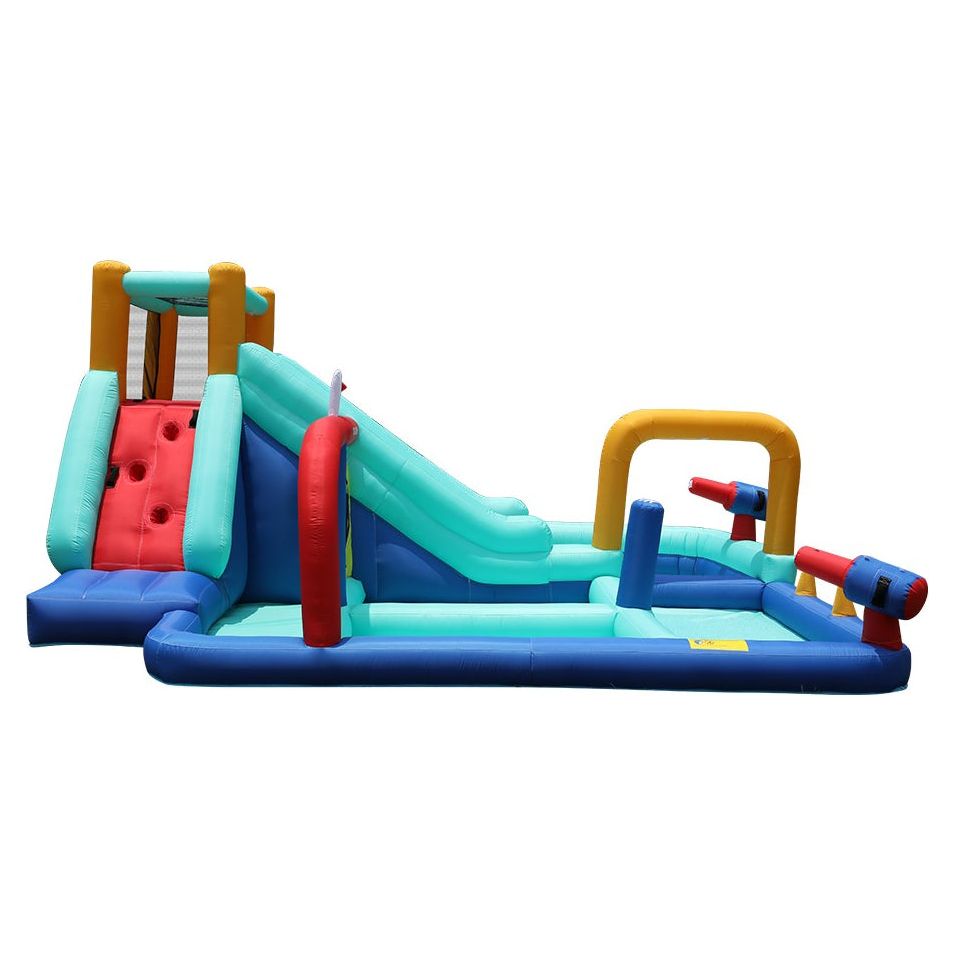 מתקן קפיצה מתנפח עם 2 מגלשות דגם ED10701