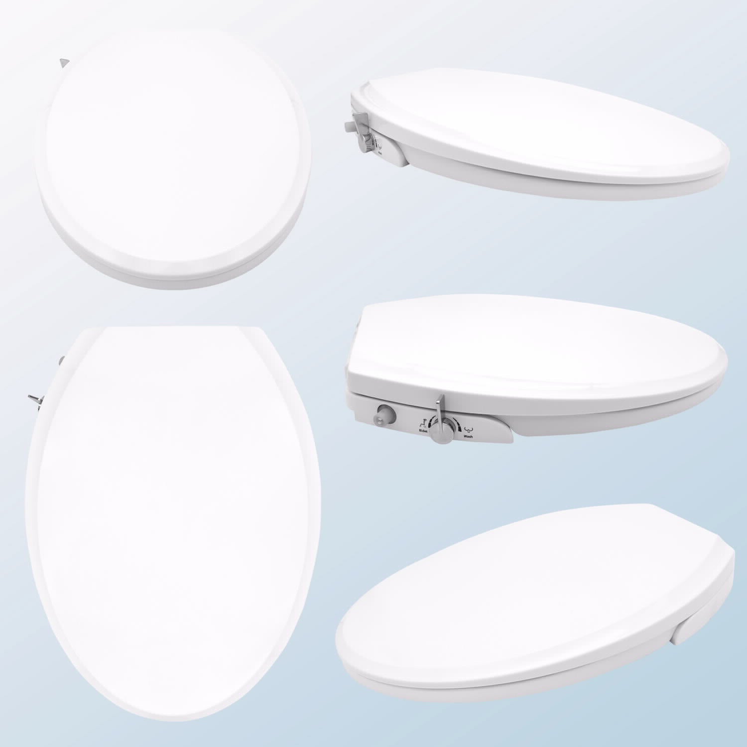 מושב אסלה עם מערכת שטיפה אינטימית (בידה)