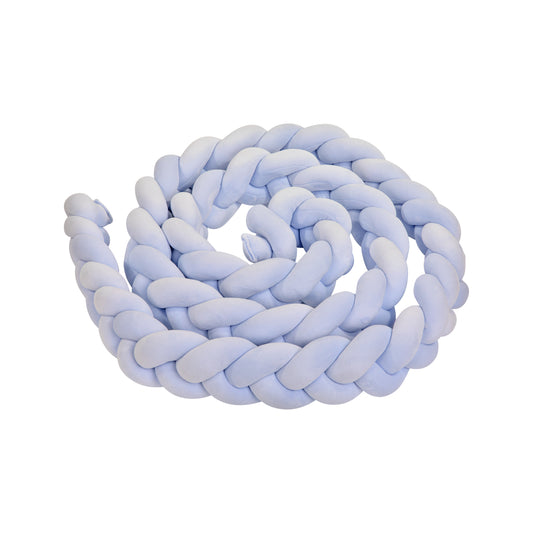 נחשוש צמה למיטת תינוק 4.00 מטר צבע תכלת שמיים