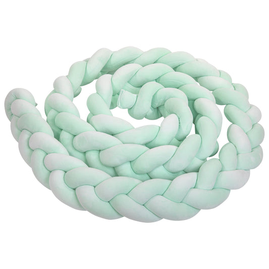 נחשוש צמה למיטת תינוק 2.00 מטר צבע טורקיז