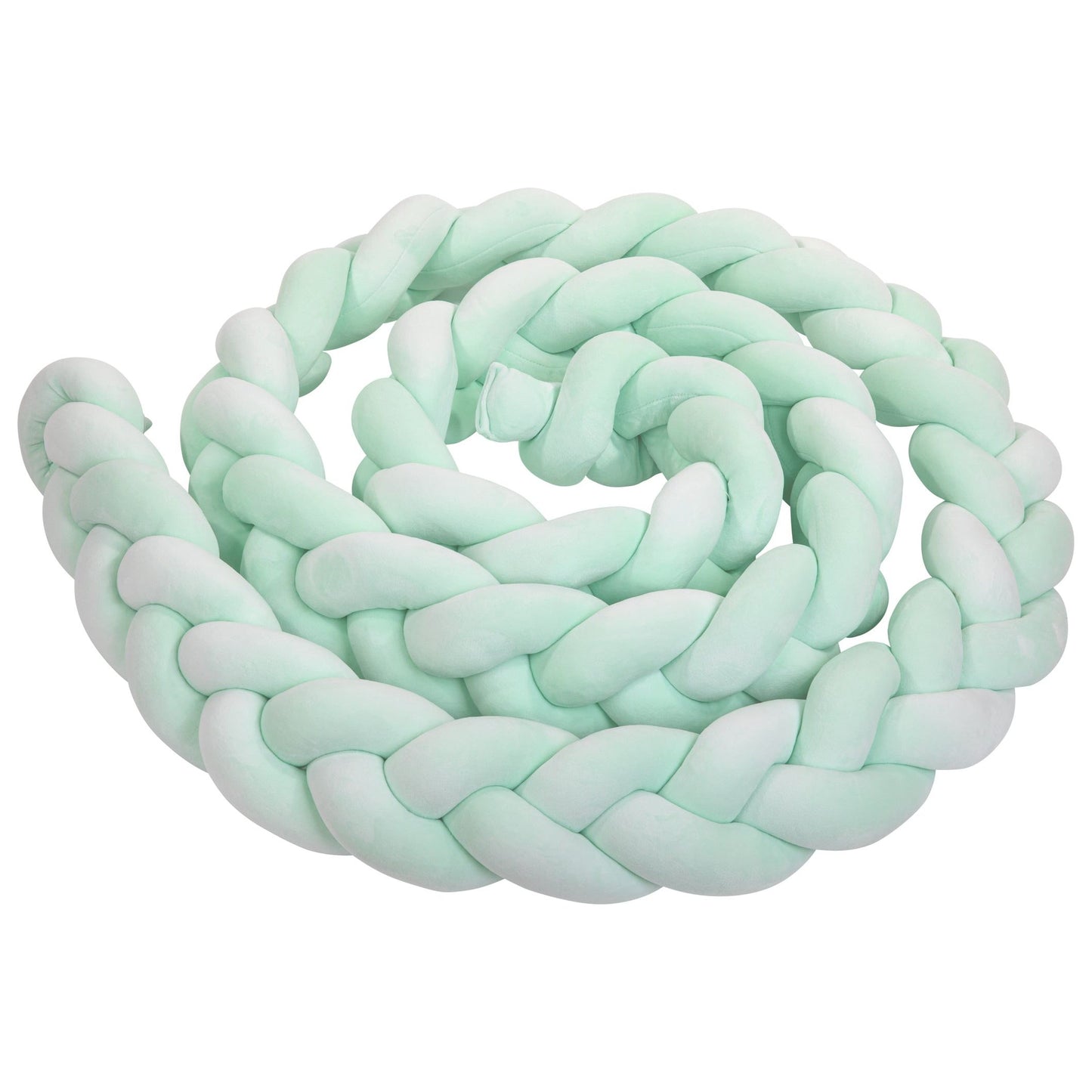 נחשוש צמה למיטת תינוק 4.00 מטר צבע טורקיז