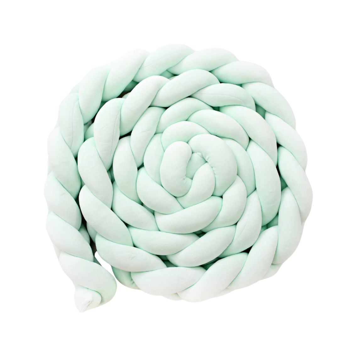 נחשוש צמה למיטת תינוק 4.00 מטר צבע טורקיז