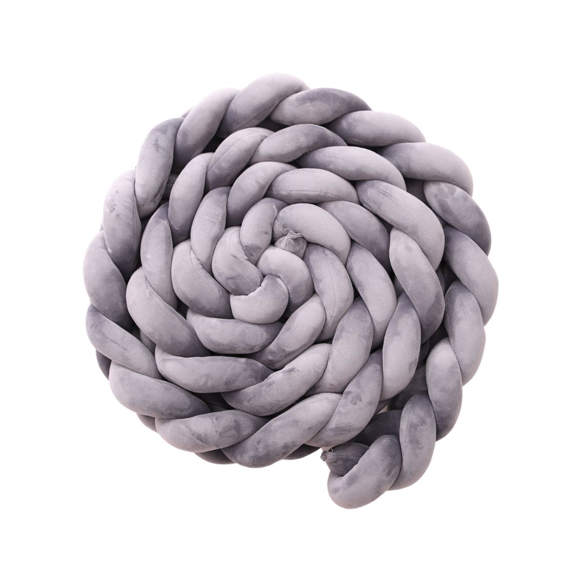 נחשוש צמה למיטת תינוק 2.00 מטר צבע אפור סטייל