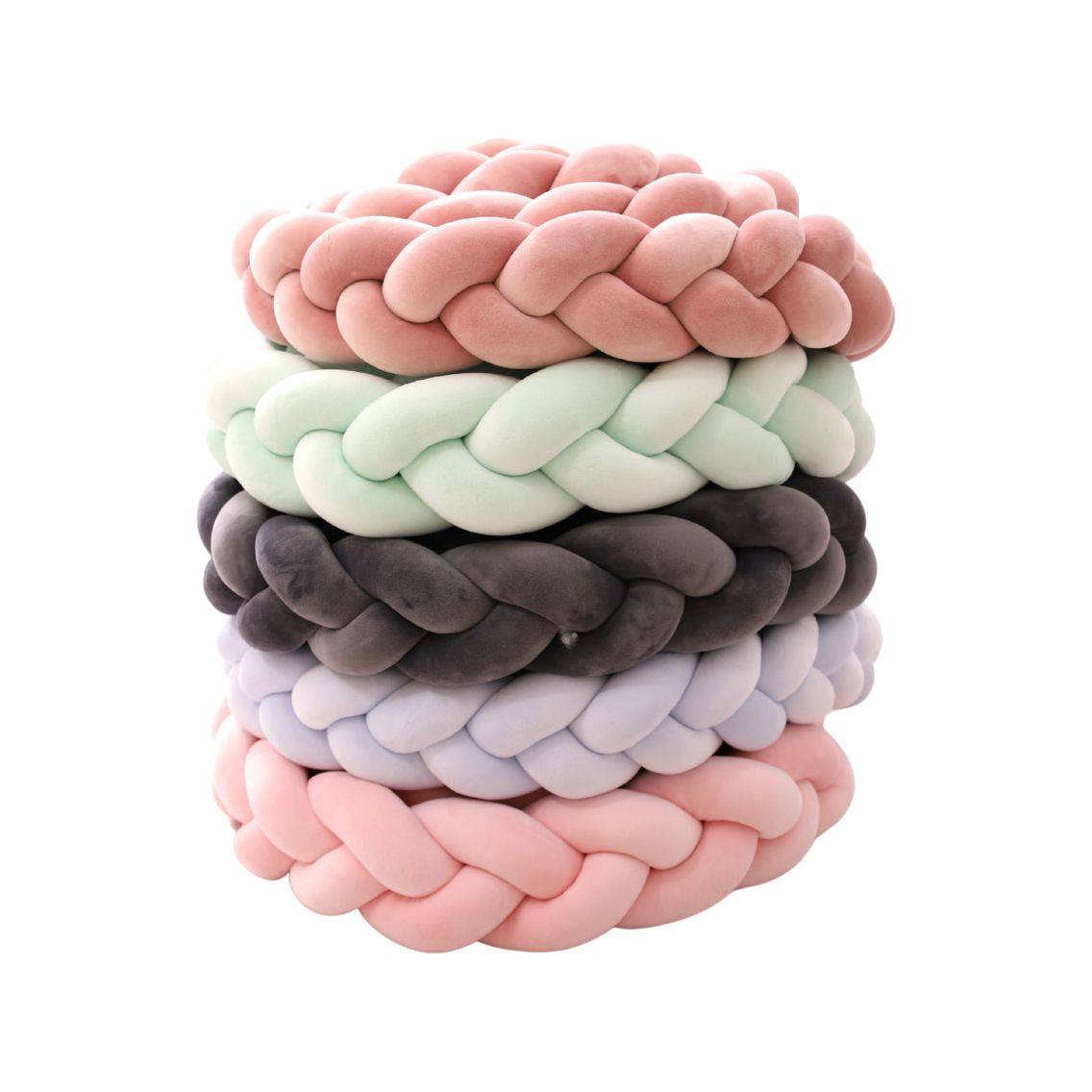 נחשוש צמה למיטת תינוק 4.00 מטר צבע אפור סטייל