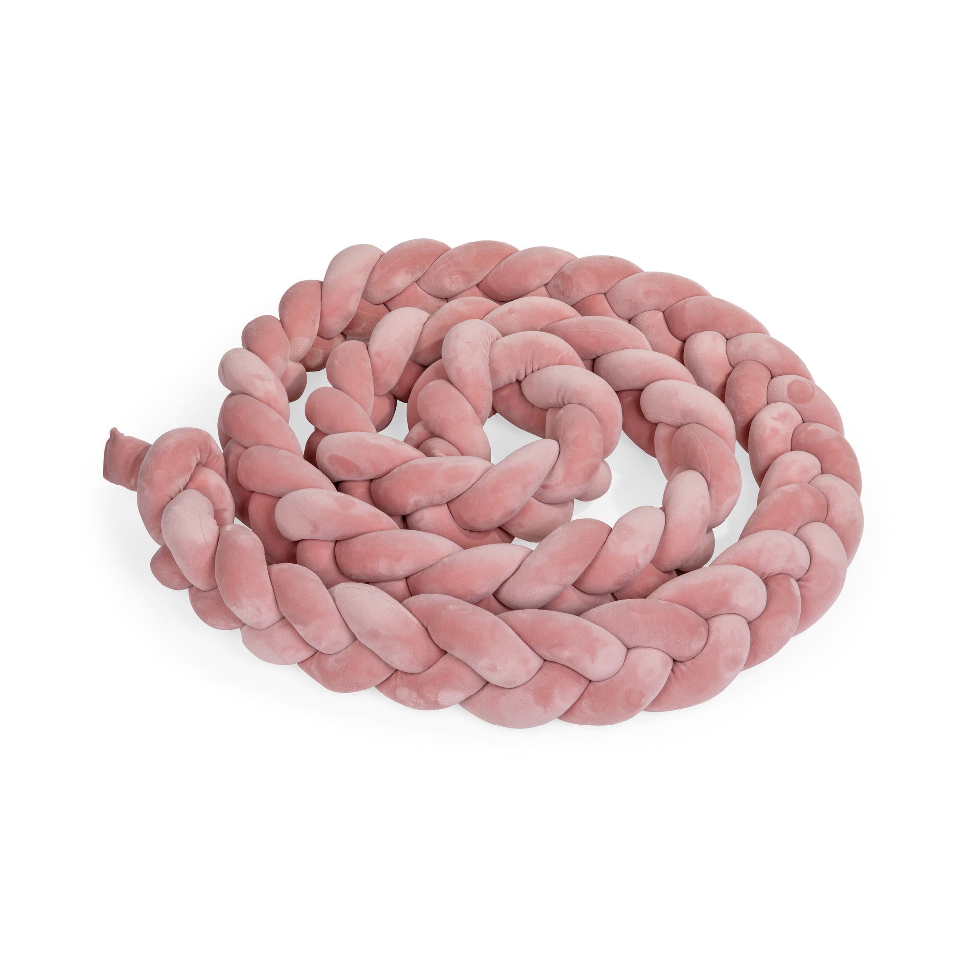 נחשוש צמה למיטת תינוק 4.00 מטר צבע ורוד עתיק