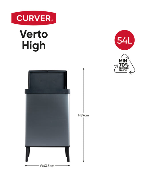 פח ורטו 54 ליטר כחול