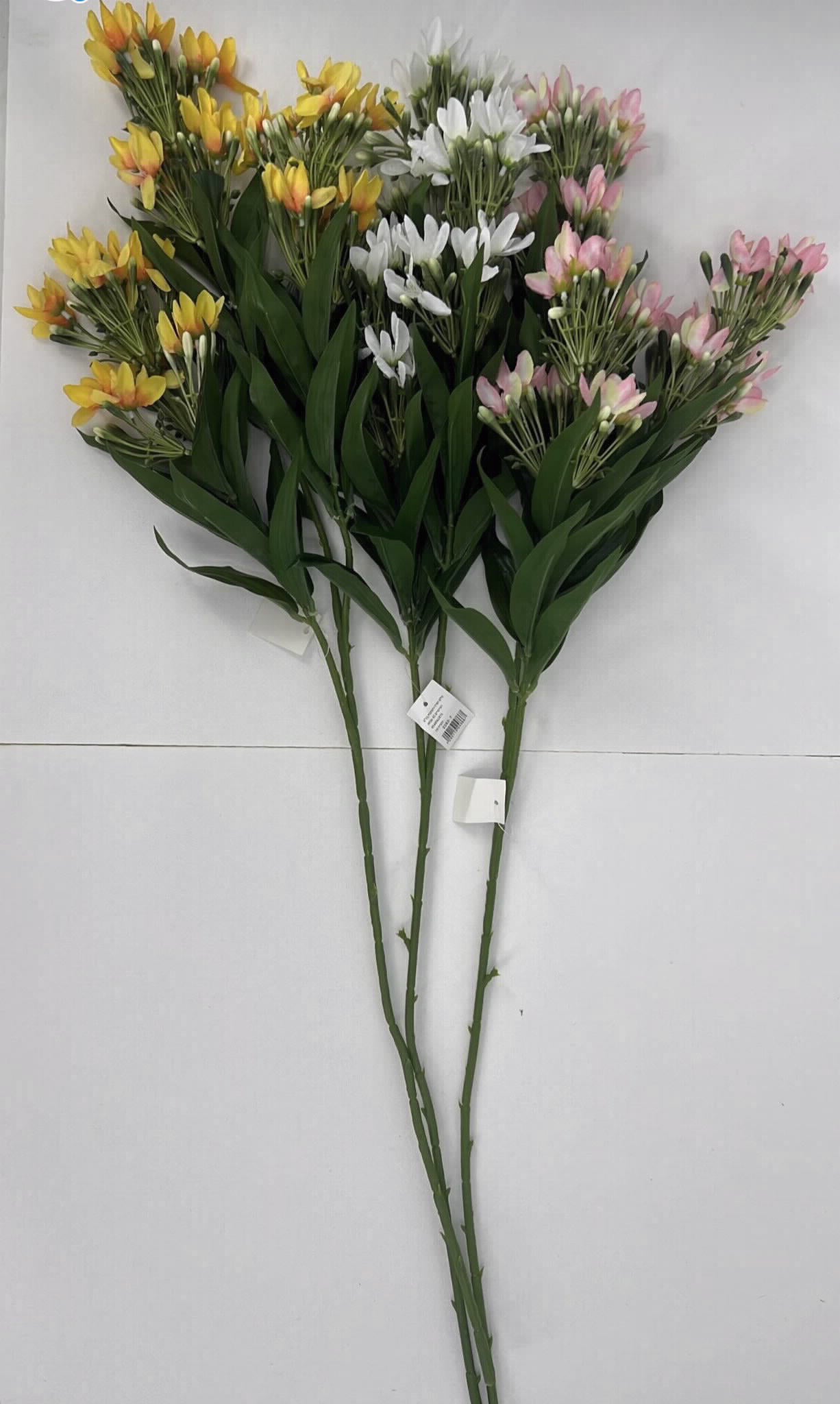 ענף ויסטריה 87 סמ 18 לבן ומיקס