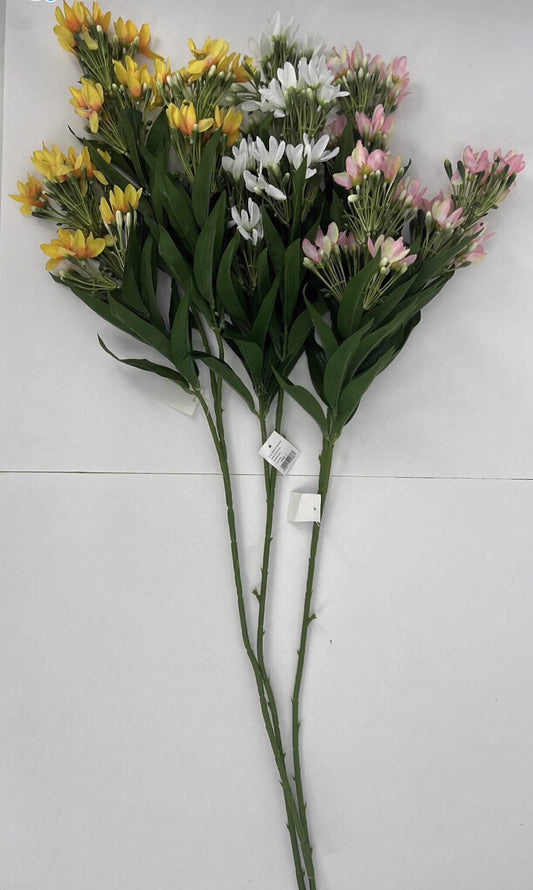 ענף ויסטריה 87 סמ 18 לבן ומיקס