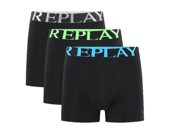 מארז 6 בוקסרים מנדפי זיעה REPLAY מידה S