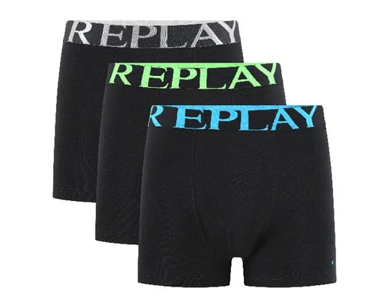 מארז 6 בוקסרים מנדפי זיעה REPLAY מידה M