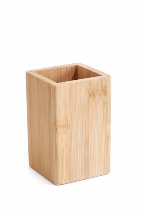 כוס למברשות שיניים במבוק