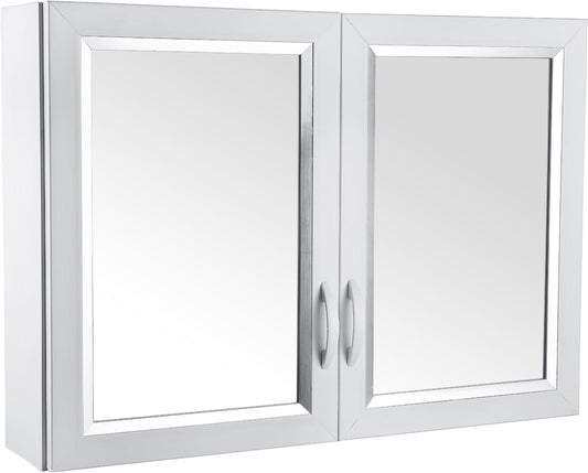 ארון אמבטיה 2 דלתות עם מראה