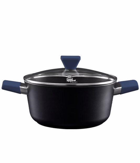 סיר 18 סמ 1.7 ליטר ידיות כחולת CASUAL