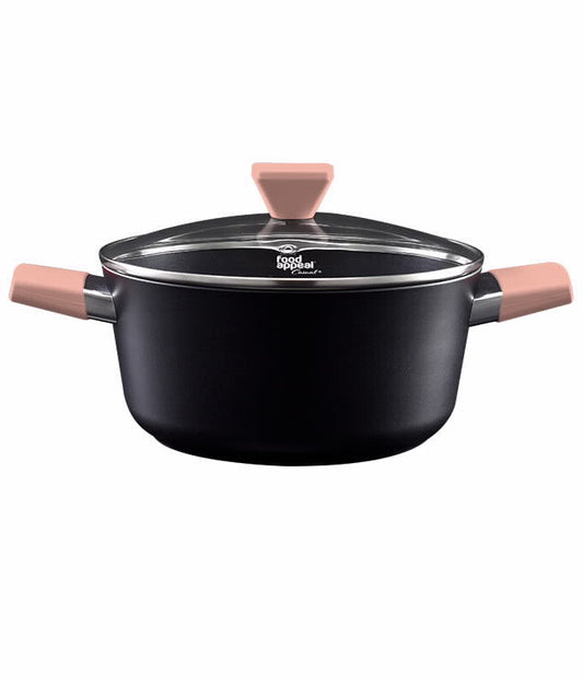 סיר 20 סמ 2.6 ליטר ידיות ורודות CASUAL