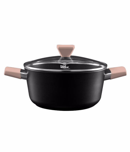 סיר 24 סמ 4.2 ליטר ידיות קרם CASUAL