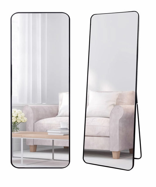 מראה מלבנית שחורה 160*50 ס"מ