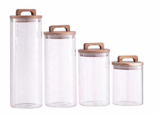 צנצנת זכוכית 650 מל ACACIA