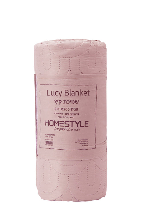 שמיכה קיץ זוגית 220/200 סמ לוסי ורוד