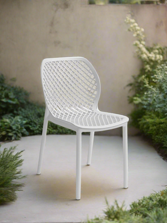 כסא פלסטיק ARIA לבן