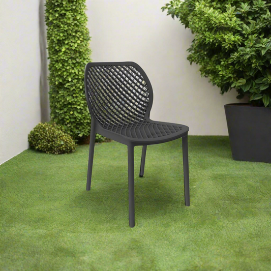 כסא פלסטיק ARIA שחור