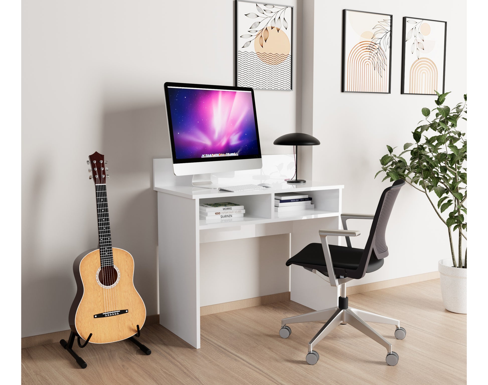 שולחן תלמיד/סטודנט דגם אורי 6033 צבע לבן