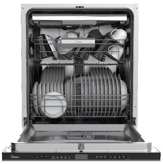 מדיח כלים רחב אינטגרלי דגם WQP12-W7703M של MIDEA