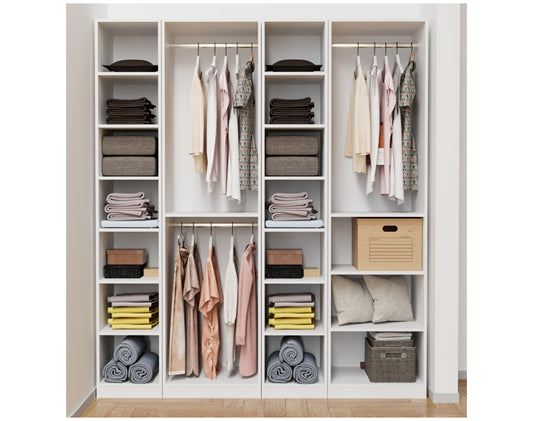 ארון אחסון פתוח בעיצוב מינימליסטי רוחב 200 ס"מ דגם איתי Z101